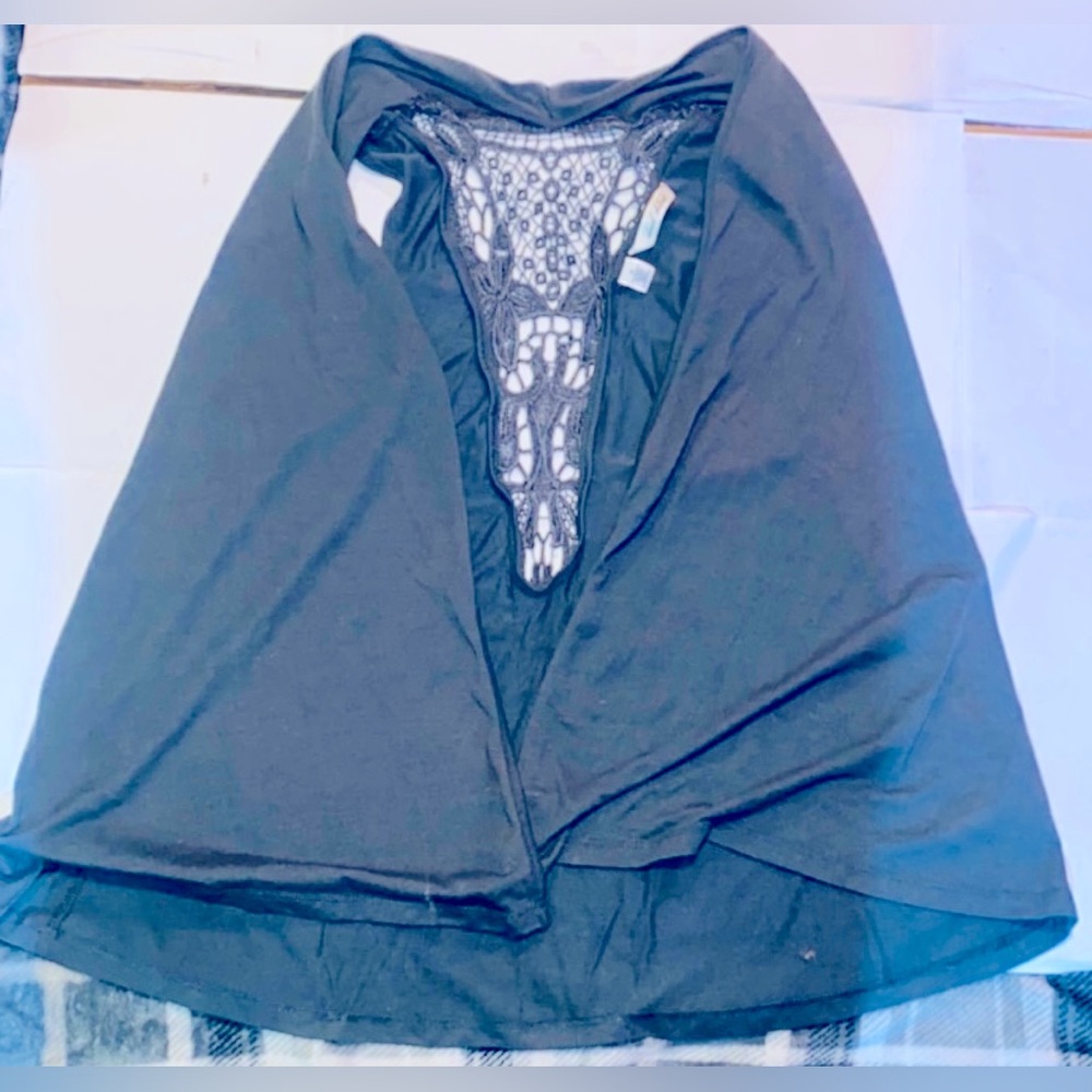 Short Sleeve over top, Brand (Derek Heart) Size (Medium) Color (Gray)